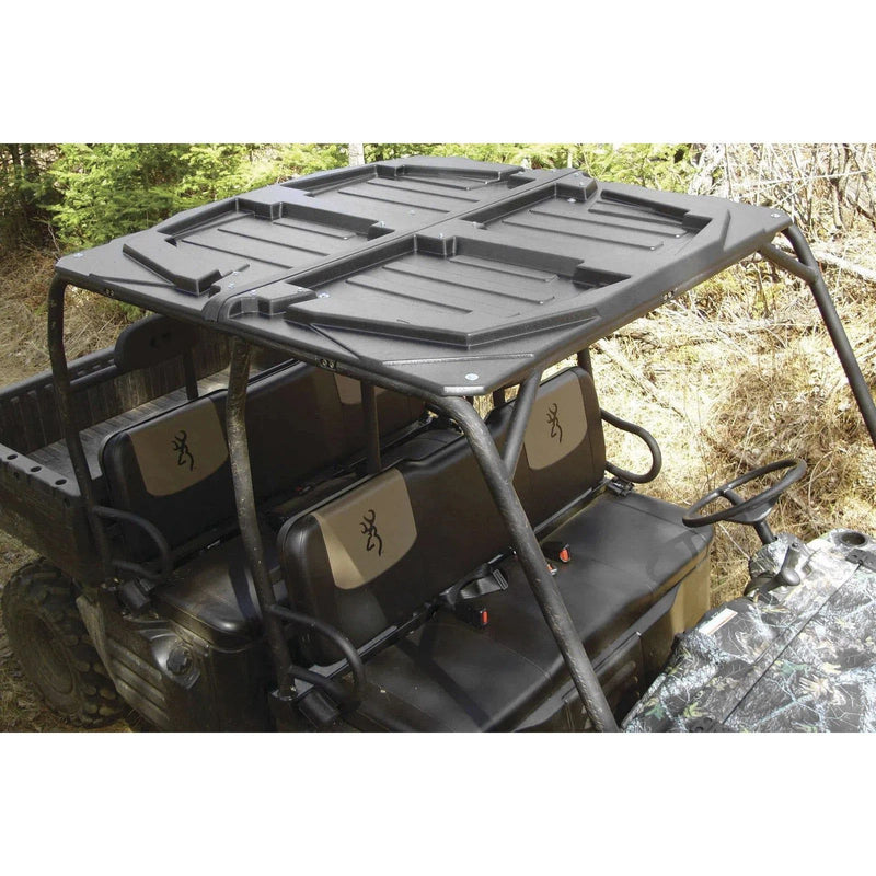Load image into Gallery viewer, Quadboss Hard Top 2 Piece Roof Fits Kawasaki Mule 4010 Trans 4x4 - all years and  Polaris Ranger Crew - 2005-2009
