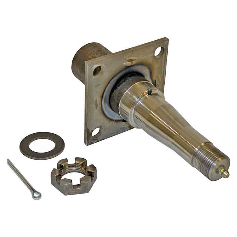 Load image into Gallery viewer, Trailer Axle Spindle (SFA-1752) with 4-Hole Brake Flange - 1-3/8 inch to 1-1/16 inch I.D. Bearings
