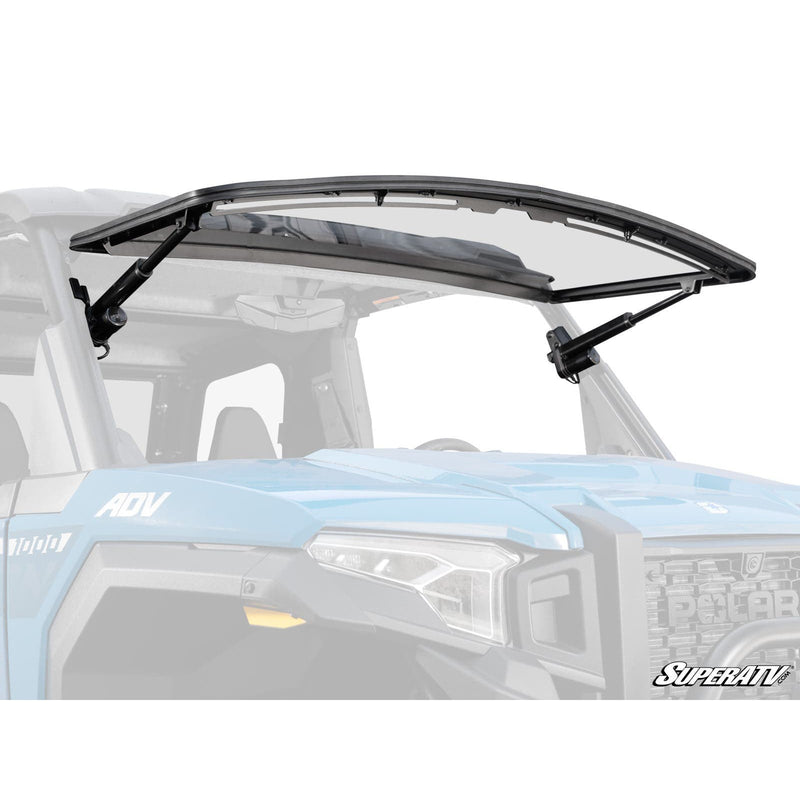 Load image into Gallery viewer, SuperATV Polaris Xpedition MaxDrive Power Flip Windshield PFWS-P-XPD-70
