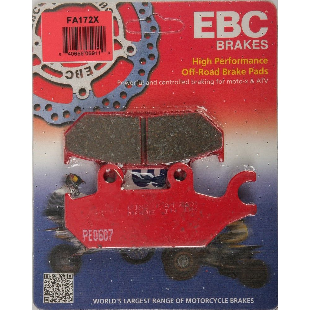 EBC 1 Pair Performance X-Series Carbon Brake Pads For Yamaha XT600 1990-1995