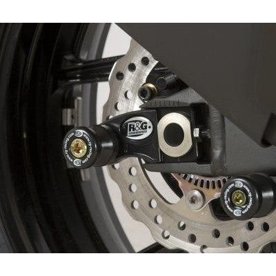 Load image into Gallery viewer, R&amp;G Racing Black Cotton Reels Offset For 2007-2008 Kawasaki Ninja ZX6R ZX600P
