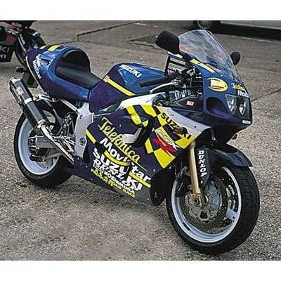 R&G Racing White Classic Style Crash Protectors For 1996-2000 Suzuki GSXR600
