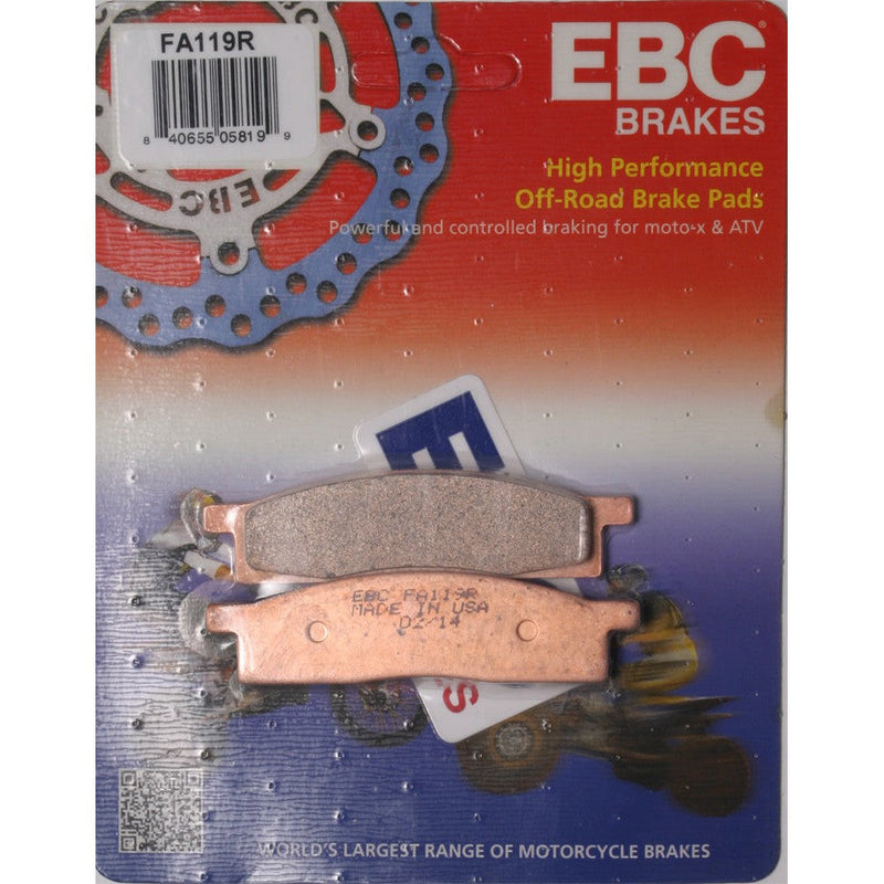 Load image into Gallery viewer, EBC Long Life Sintered R Pad For Yamaha TT-R125L 2000-2020 Front
