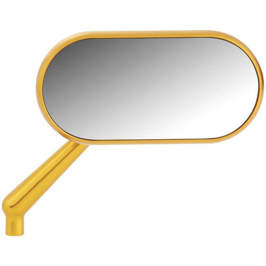 Arlen Ness Gold Right Oval Mirror 13-178