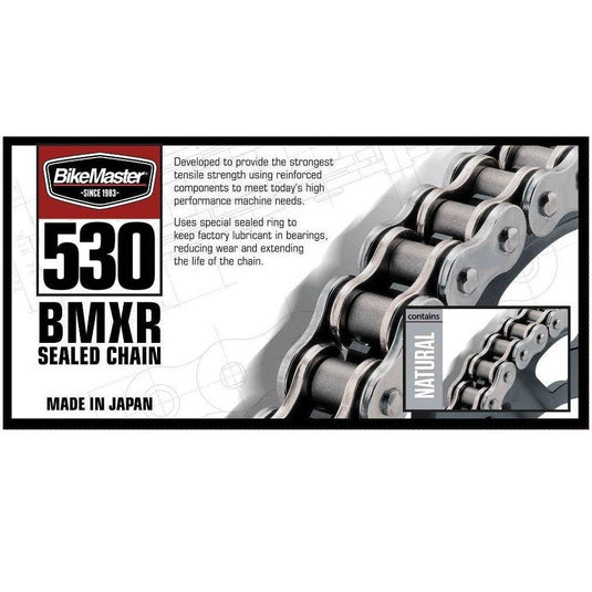 530 BMXR Chain Natural, Front & Rear Sprocket Kit for SUZUKI GSX-R750 1990-1992