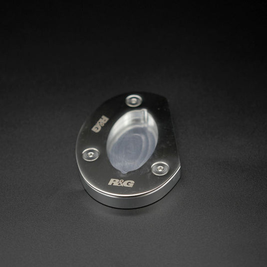 R&G Racing Silver Kickstand Shoe For 2011-2012 Triumph Speed Triple