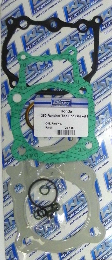 Load image into Gallery viewer, WSM Top End Gasket Kit For Honda 350 Rancher 00-06 29-136
