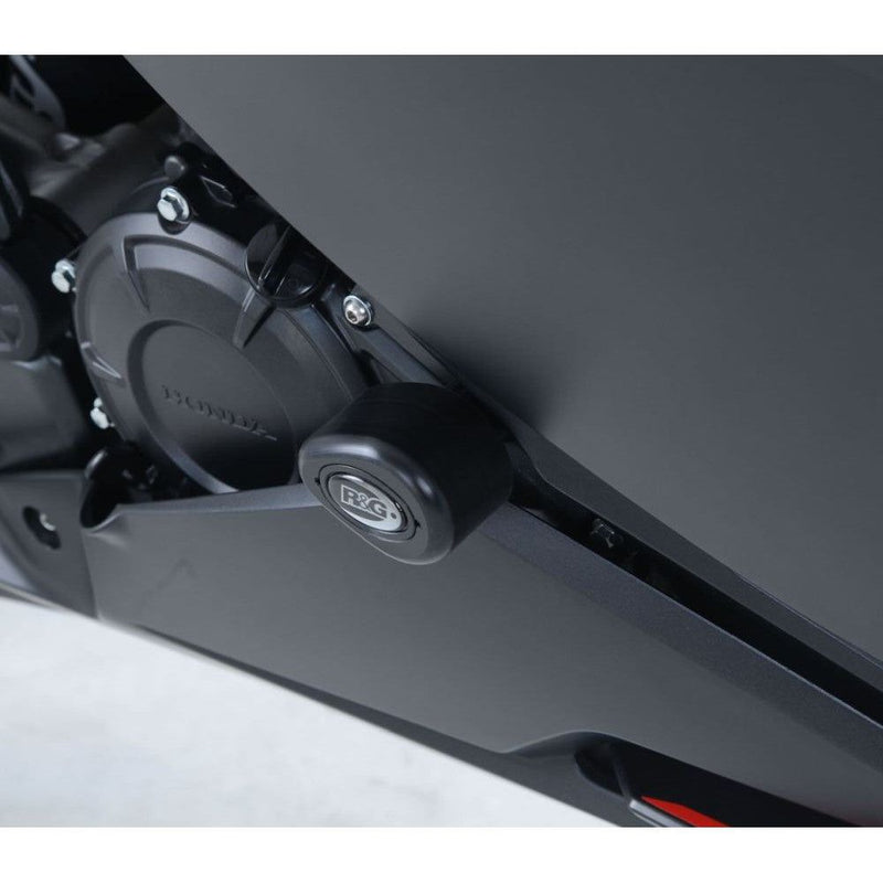 Load image into Gallery viewer, R&amp;G Racing Black Aero Style Crash Protection Bobbins For 2017-2020 Honda CBR250RR
