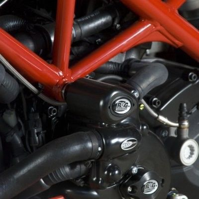 R&G Racing Black Aero Style Crash Protectors For 2012-2015 Ducati Streetfighter 848