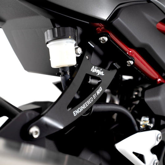 R&G Racing Black Exhaust Hanger For 2018-2024 Kawasaki Ninja 250