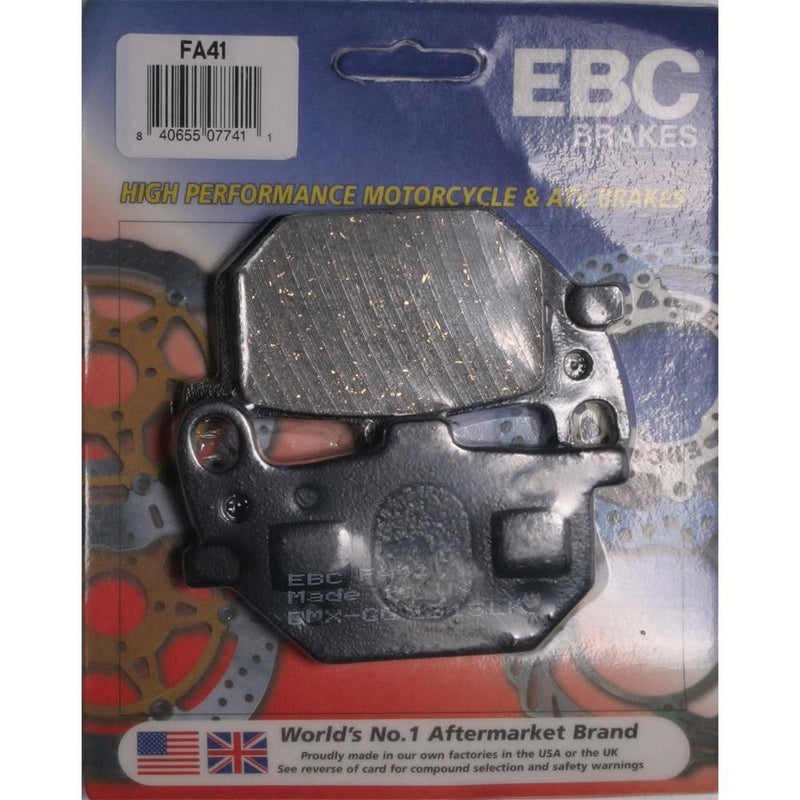 Load image into Gallery viewer, EBC 1 Pair FA Series Organic Replacement Brake Pads MPN FA41
