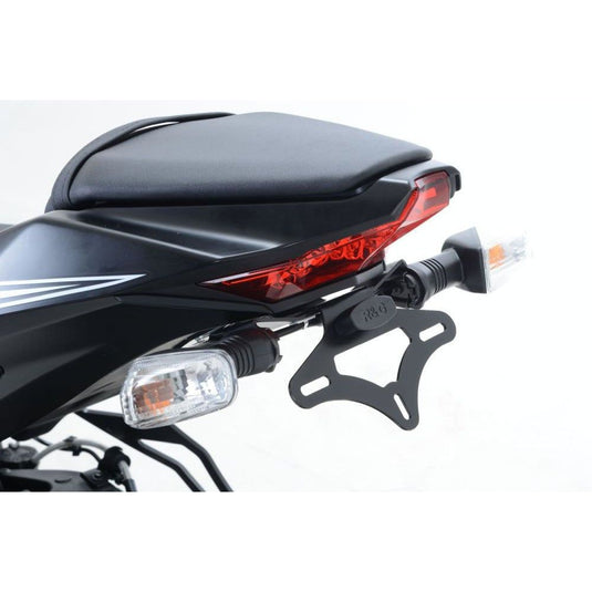R&G Racing Black Tail Tidy License Plate Holder For 2016-2019 Kawasaki Ninja ZX10R ZX1000