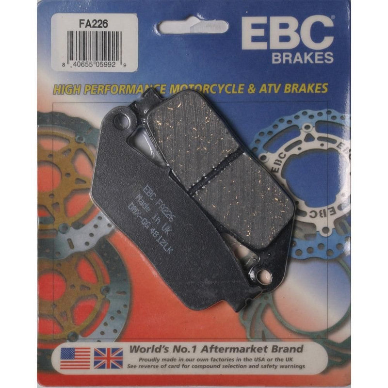 Load image into Gallery viewer, EBC 1 Pair Premium SFA Organic OE Replacement Brake Pads MPN FA226
