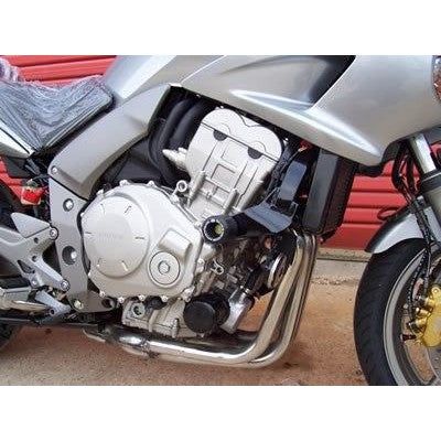 Load image into Gallery viewer, R&amp;G Racing Black Classic Style Crash Protectors For 2006-2009 Honda CBF1000 ABS
