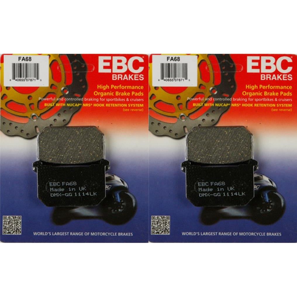 EBC Brake Pad Front Kit FA68 for Kawasaki KZ 1000 Police 1982-2001