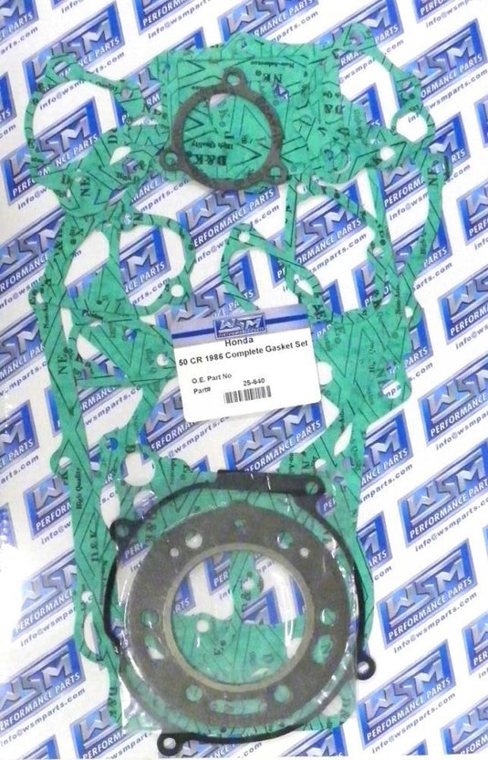 WSM Complete Gasket Kit For Honda 250 CR 1986 25-640