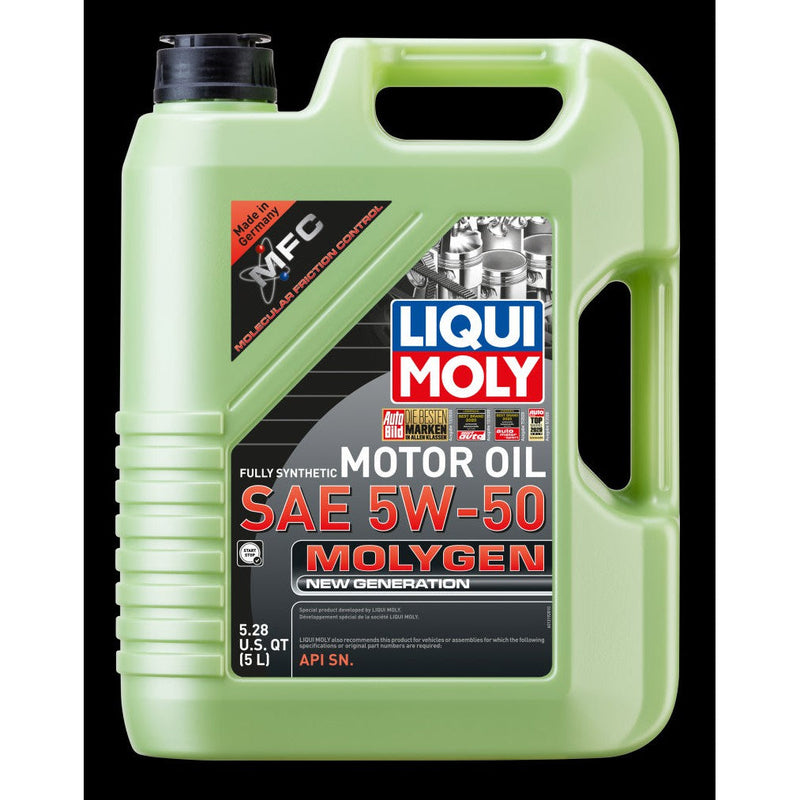 Load image into Gallery viewer, Liqui Moly 5L Molygen New Generation SAE 5W50 Motor Oil 20310
