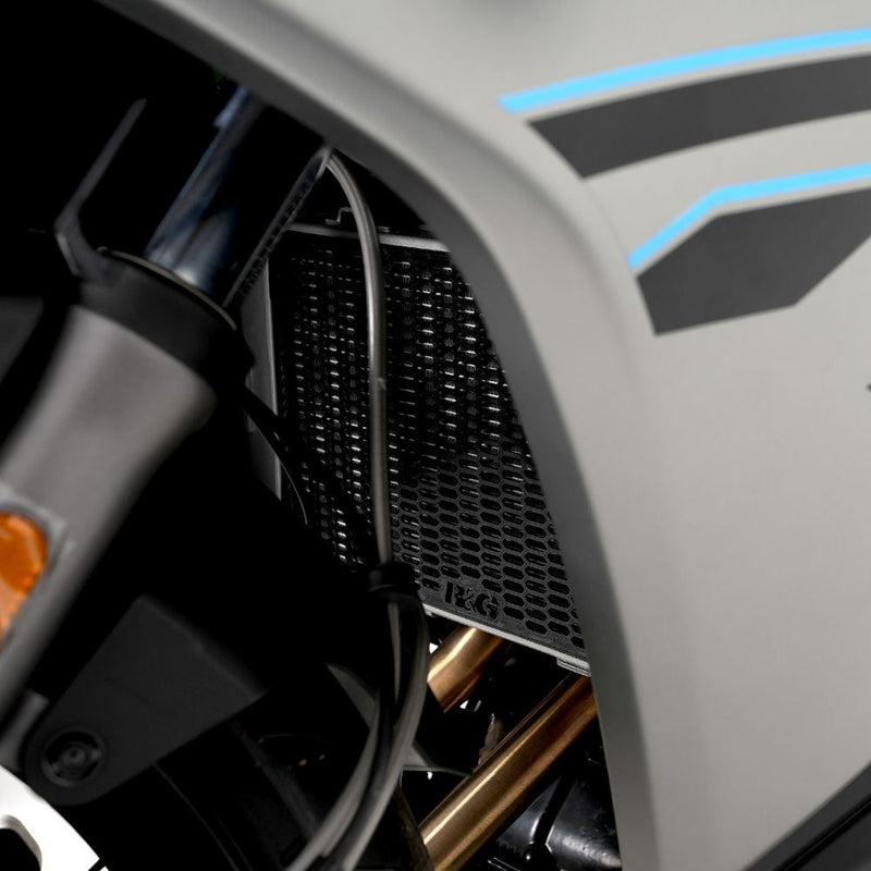 Load image into Gallery viewer, R&amp;G Racing Matt Black PRO Radiator Guard For 2019-2024 CF-Moto 650GT
