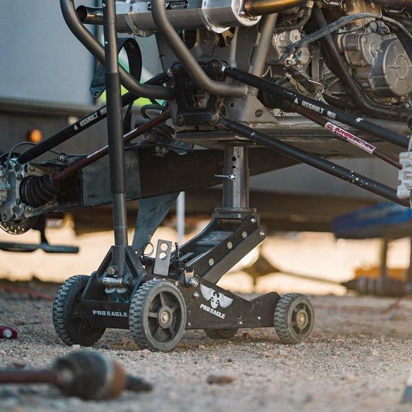 Load image into Gallery viewer, Pro Eagle 3 Ton Off Road High Clearance Big Wheel Jack - Kratos ORJ3B4X
