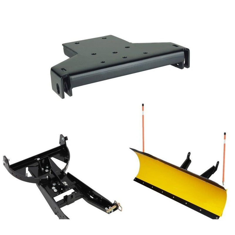 Load image into Gallery viewer, Denali Black UTV Snow Plow Kit For Polaris RZR 570 2012-2021
