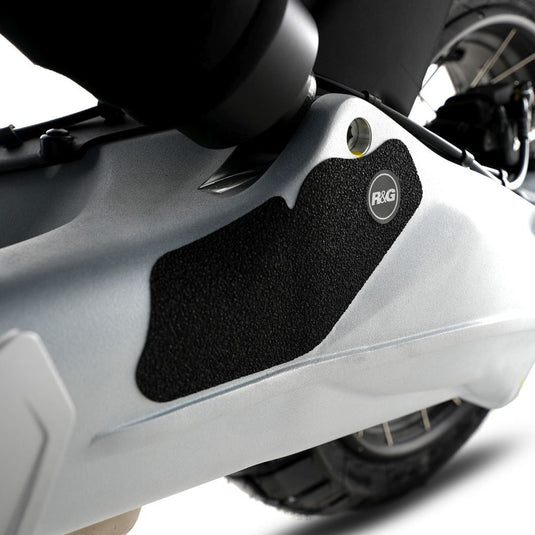 R&G Racing Black Boot Guard Kit For 2024-2024 Moto Guzzi Stelvio