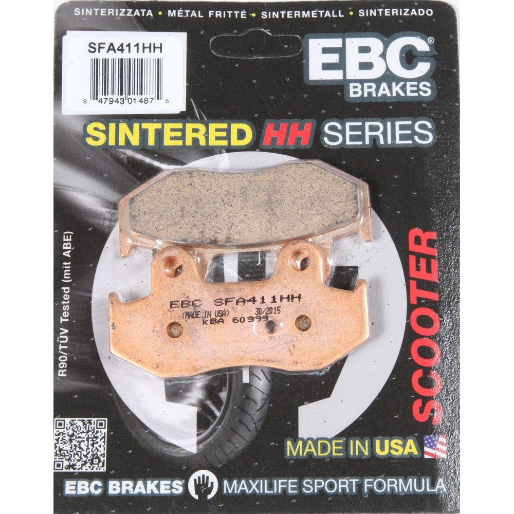 EBC 1 Pair SFA HH Series Scooter Sintered Brake Pads For Suzuki Burgman 400 AN400 2003-2006
