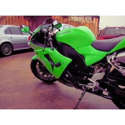 Load image into Gallery viewer, R&amp;G Racing Black Classic Style Crash Protectors For 2006-2007 Kawasaki Ninja ZX10R ZX1000
