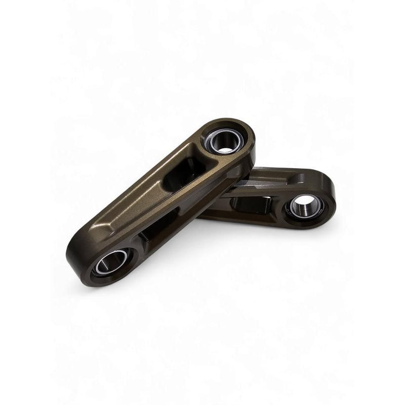 Load image into Gallery viewer, Elektric Offroad Volt Series Ultra Heavy Duty Gun Metal Gray Front Billet Sway Bar Links For Can-Am Maverick X3 2017-2024
