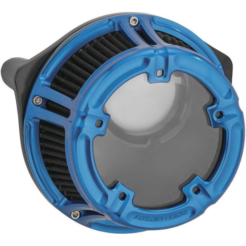 Load image into Gallery viewer, Arlen Ness Clear Sucker Blue Method Air Cleaner 18-183
