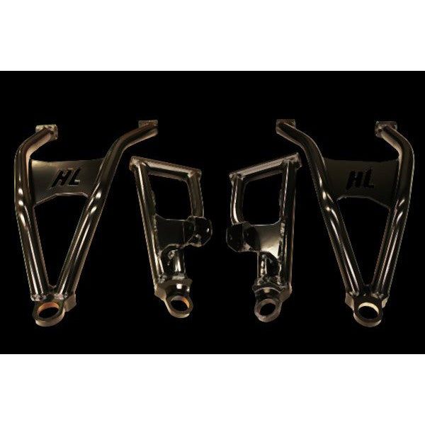 Load image into Gallery viewer, High Lifter Front Forward Upper And Lower Black Control Arms For Kawasaki Models MCFFA-KTRX-1-B

