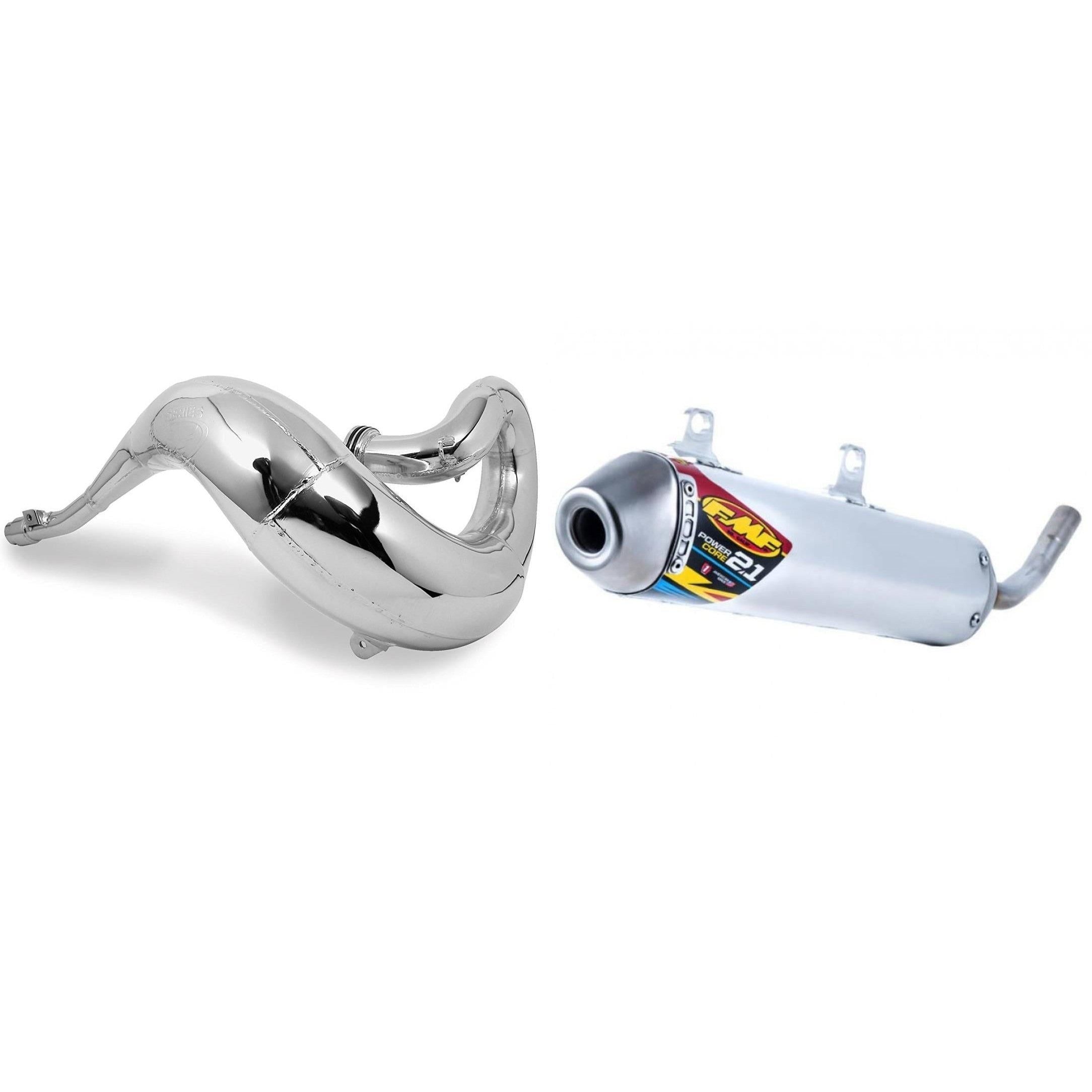 Fatty Exhaust Pipe & Aluminum Powercore 2.1 Silencer for KTM 300 XC-W 2017