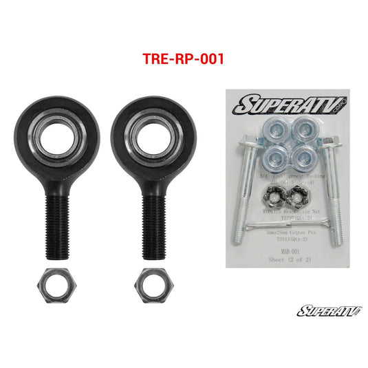 SuperATV Polaris Ranger XP 900 Heavy-Duty Tie Rod End Replacement Kit TRE-RP-001