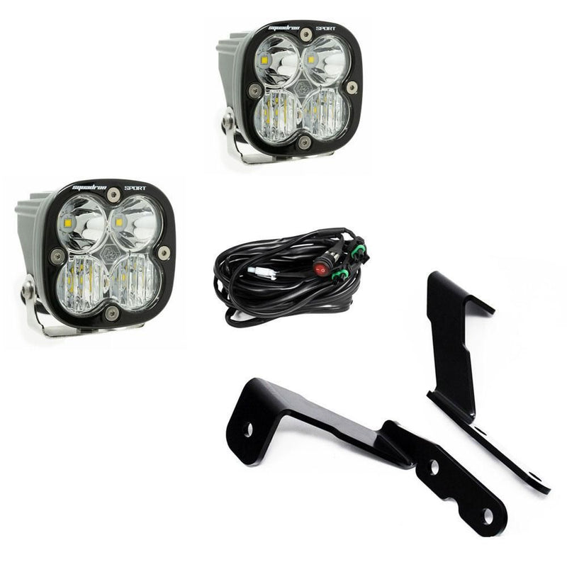 Load image into Gallery viewer, Baja Designs A-Pillar Light Kit Pair Squadron Sport Series Spot Pattern Clear Lens 447575
