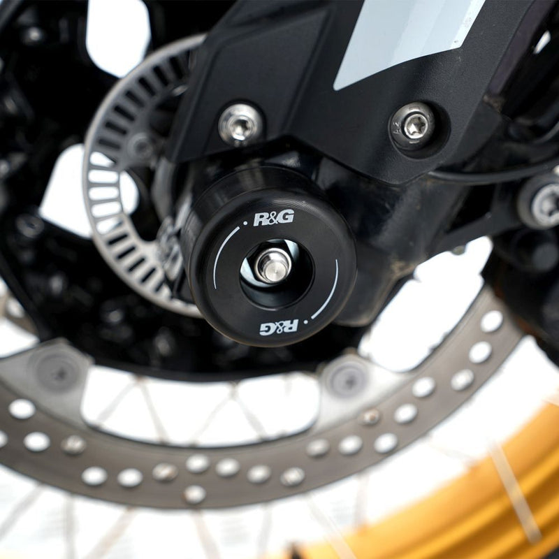 Load image into Gallery viewer, R&amp;G Racing Black Fork Protectors For 2020-2024 BMW F900R
