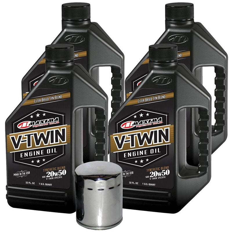 Load image into Gallery viewer, Synthetic Blend Engine Oil Change Kit Harley Davidson Twin Cam V-Twin HF171C
