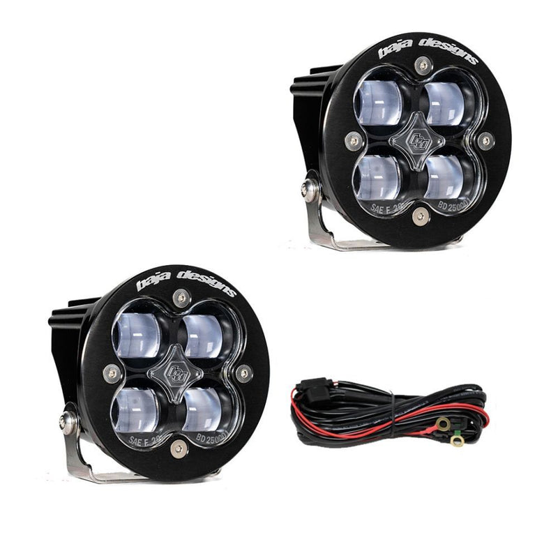 Load image into Gallery viewer, Baja Designs Auxiliary LED Light Pod Pair Squadron-R Series SAE Pattern Clear Lens Universal 247802
