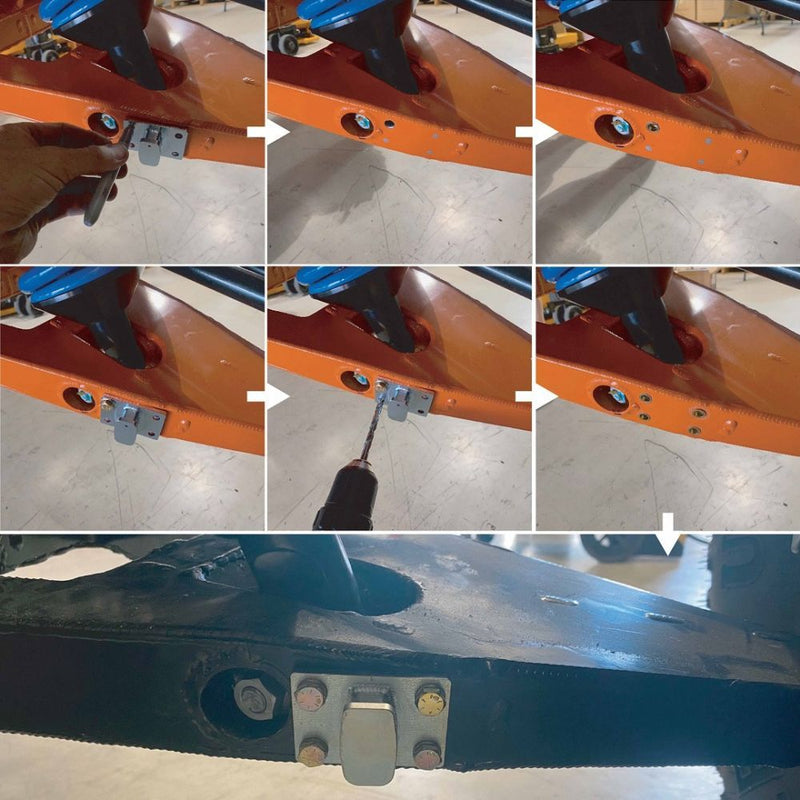 Load image into Gallery viewer, AGM Products Jack Point Mount Bolt On 2 Pack AGM-EJA-2019
