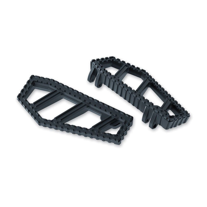 Kuryakyn Riot Black Cast Aluminum Floorboards Harley Touring Softail Dyna 83-18