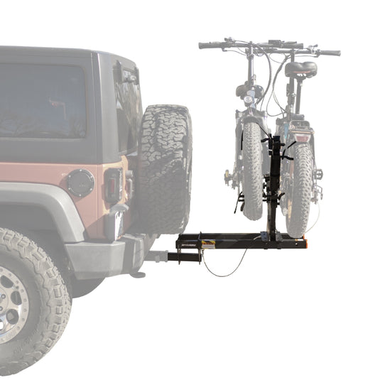 Let's Go Aero V-Lectric FAT PRO Two Fat Tire eBike Carrier fits 2" Receiver Hitch (B00390)
