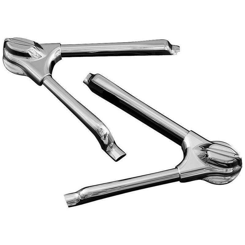 Load image into Gallery viewer, Harley FXSTB Softail Night Train 2000-2005Swingarm Cover Set Chrome by Kuryakyn
