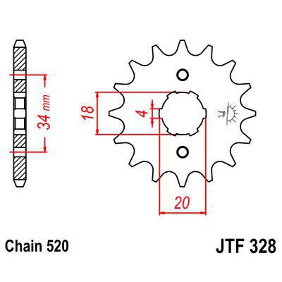 Load image into Gallery viewer, Front &amp; Rear Sprocket Kit for HONDA CM250 C-USA 82 JT Sprockets
