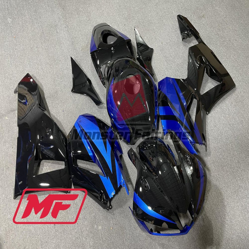 Load image into Gallery viewer, Monster Fairings Full Kit Honda CBR600RR 13-25 Gloss Blue and Black + Windshield + Gas Tank Cover

