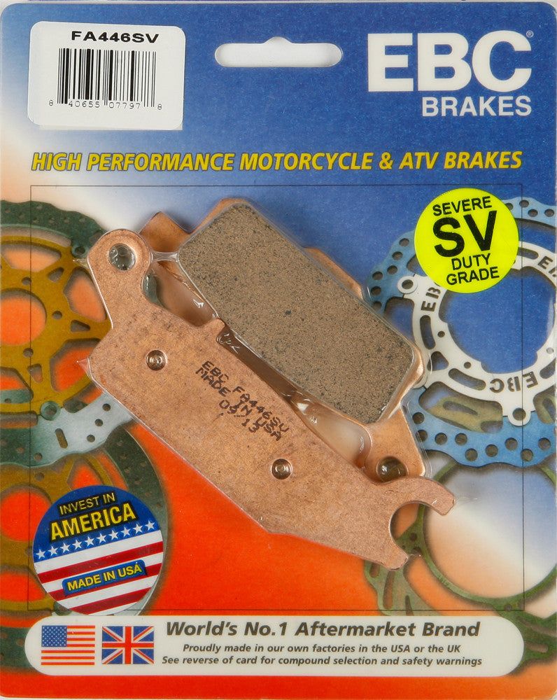 Load image into Gallery viewer, EBC 1 Pair SV Series Severe Duty Brake Pads MPN FA446SV

