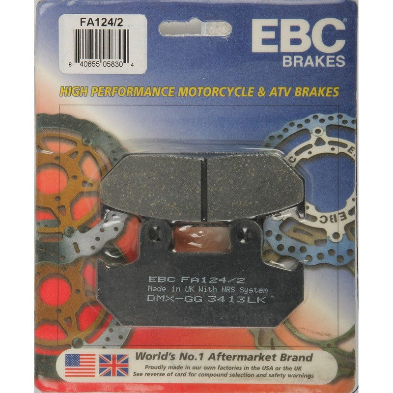 Load image into Gallery viewer, EBC 1 Pair Premium SFA Organic OE Replacement Brake Pads MPN FA124/2
