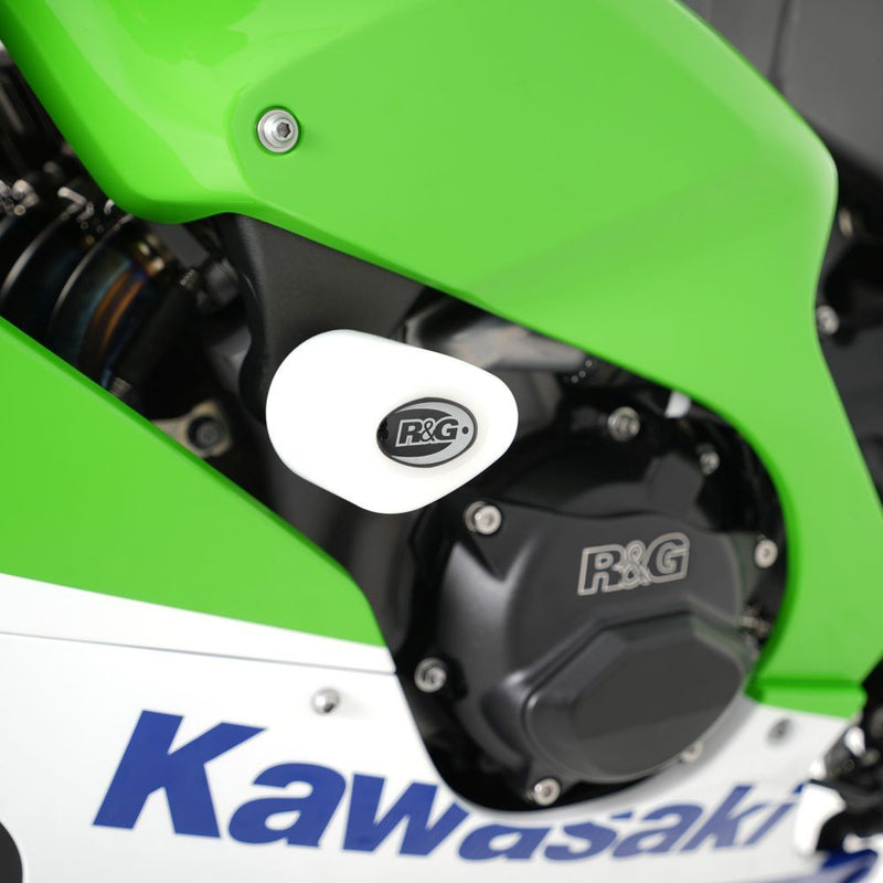 Load image into Gallery viewer, R&amp;G Racing Black Crash Protectors For 2011-2024 Kawasaki Ninja ZX10R ZX1000
