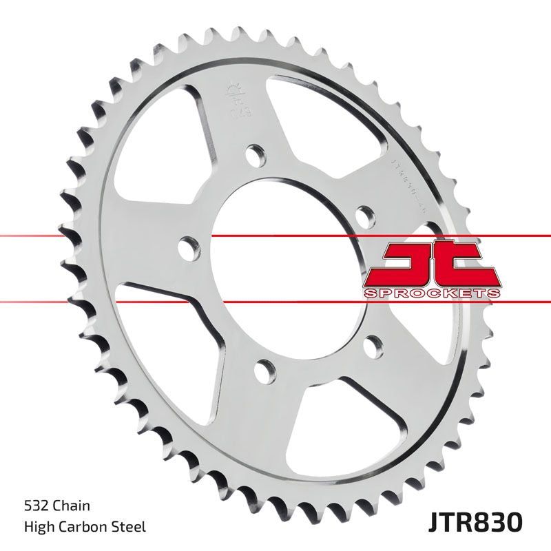 JT Sprockets Rear Steel Sprocket 46 Tooth 46T 428 Chain For Suzuki GSXR1100 G,H,J 1986-1988 JTR830.46
