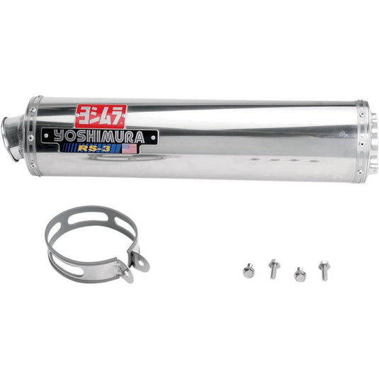 Yoshimura Street Exhaust Bolt-On RS-3 Stainless - 1108455