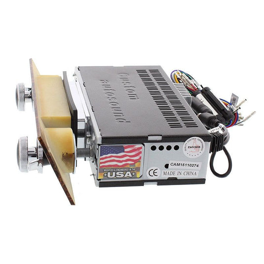 Custom Autosound 1968 Firebird Classic Car Stereo With Burlwood Bezel