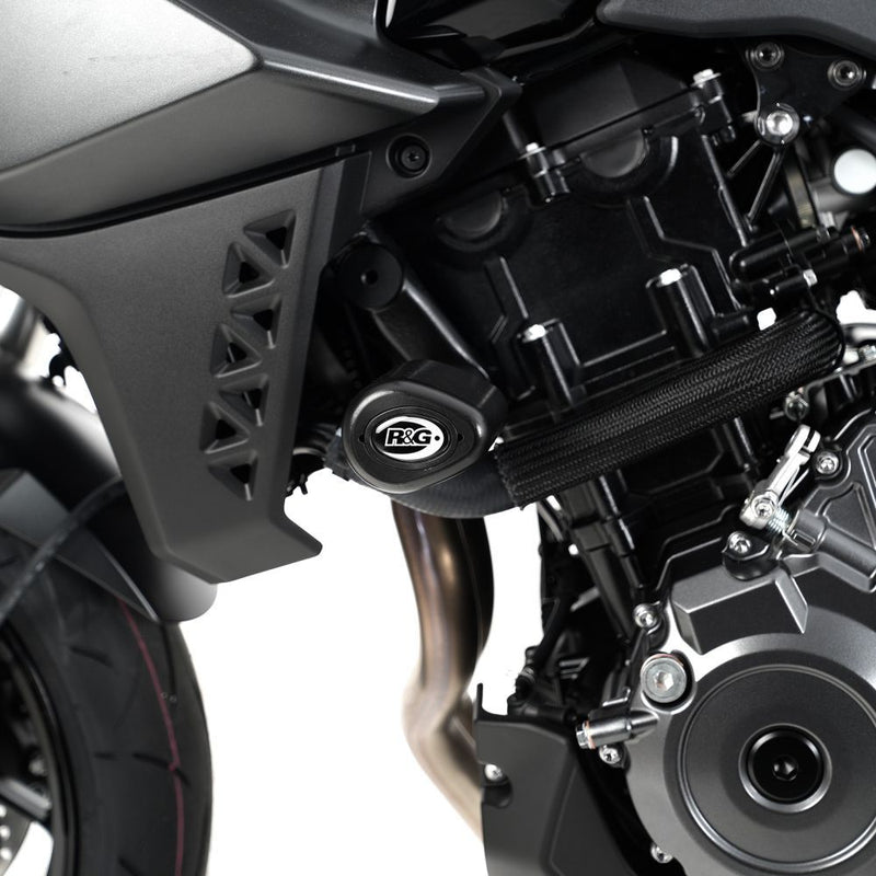 Load image into Gallery viewer, R&amp;G Racing Black Aero Style Crash Protection Bobbins For 2023-2024 Suzuki GSX-8S
