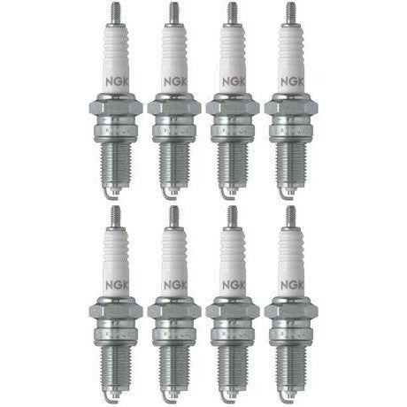Set of 8 NGK Standard Spark Plugs for Kawasaki BAYOU 4X4 1999-1993 Engine 400cc